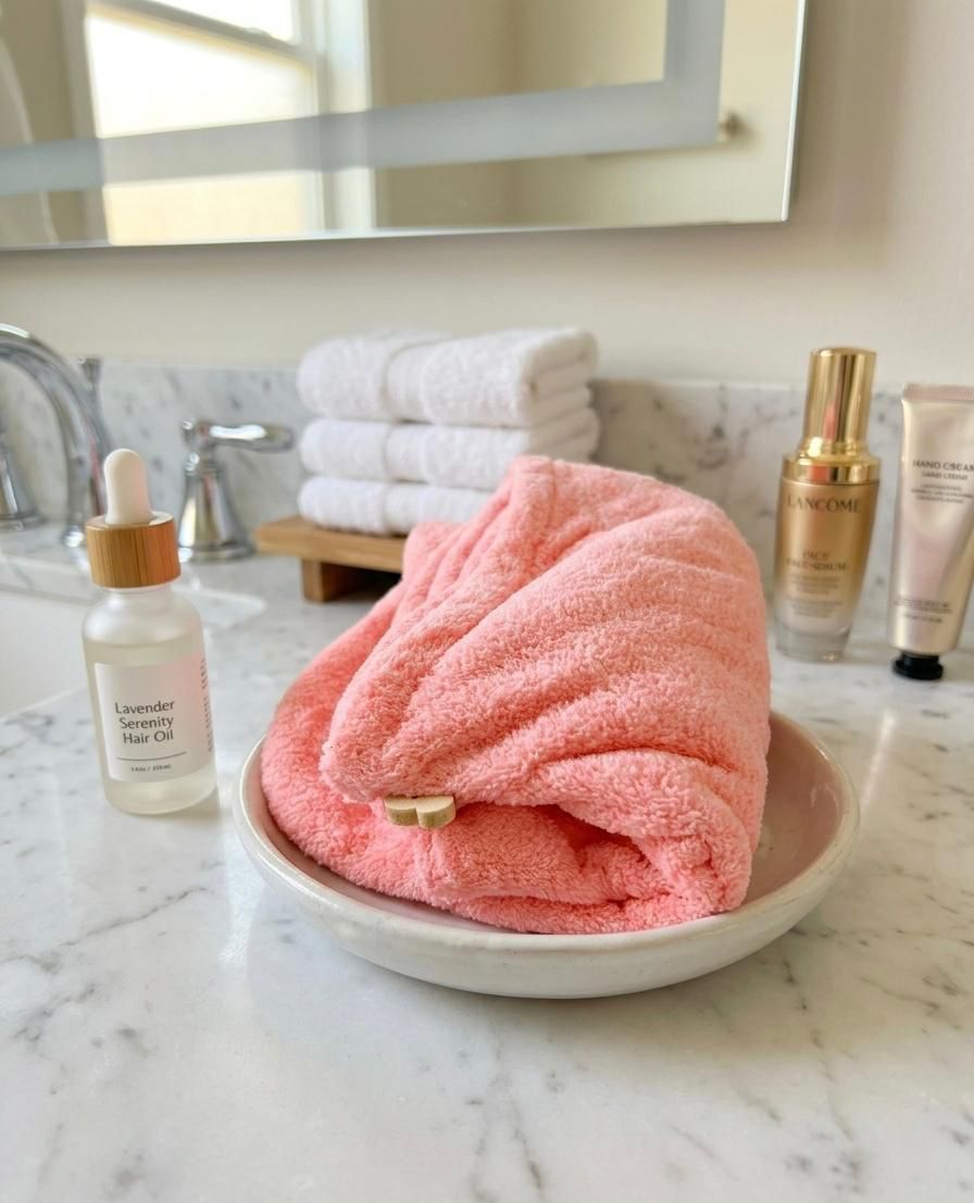 Microfiber Hair Towel Wrap - Quick drying & Super Absorbent