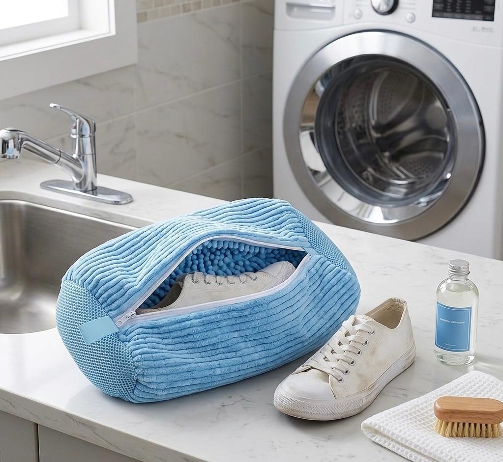 Sturdy Washing Machine Bag for Shoes of Every Kind - Features a Zipper Closure And a Soft, Protective Interior, Perfect for Sneakers And Everyday Footwear, Laundry Wash Bag, Laundry Bags