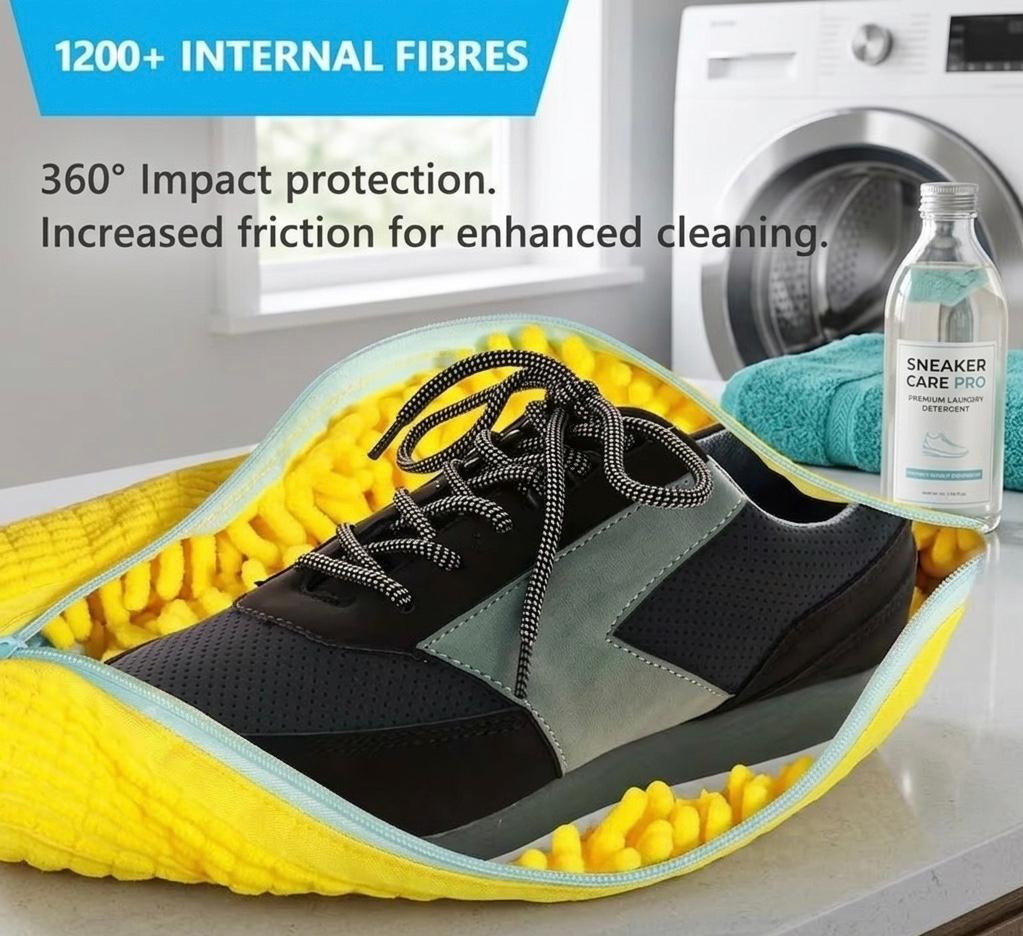 Sturdy Washing Machine Bag for Shoes of Every Kind - Features a Zipper Closure And a Soft, Protective Interior, Perfect for Sneakers And Everyday Footwear, Laundry Wash Bag, Laundry Bags