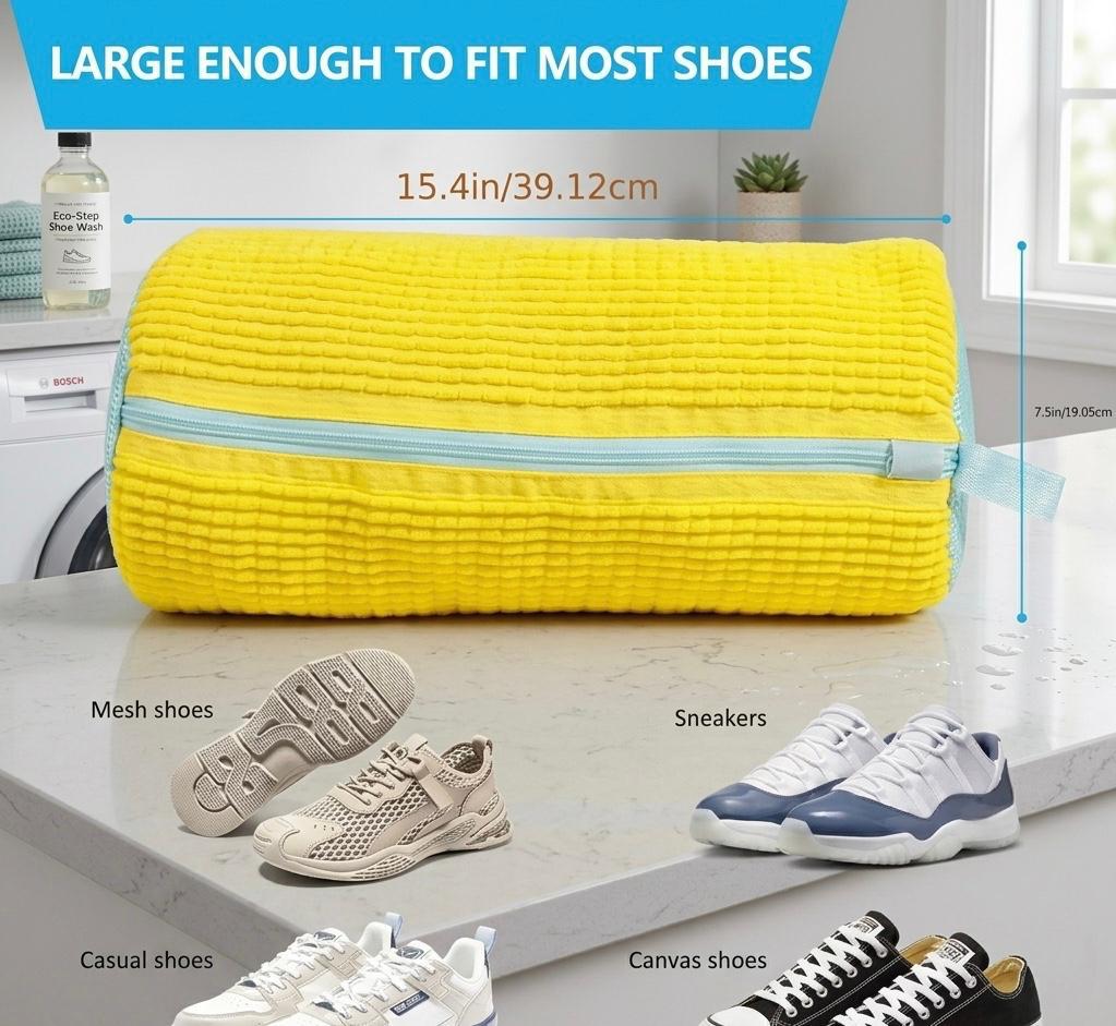 Sturdy Washing Machine Bag for Shoes of Every Kind - Features a Zipper Closure And a Soft, Protective Interior, Perfect for Sneakers And Everyday Footwear, Laundry Wash Bag, Laundry Bags