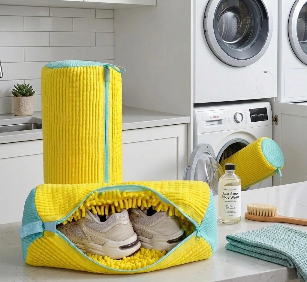 Sturdy Washing Machine Bag for Shoes of Every Kind - Features a Zipper Closure And a Soft, Protective Interior, Perfect for Sneakers And Everyday Footwear, Laundry Wash Bag, Laundry Bags
