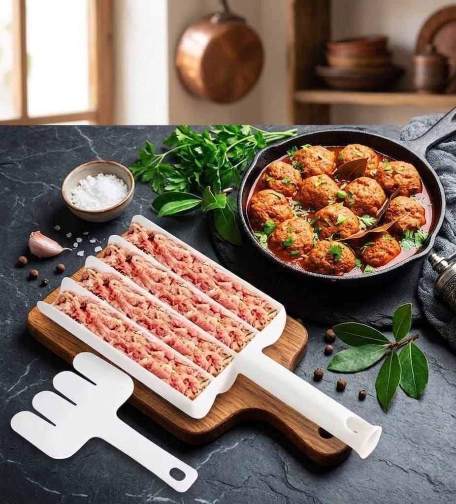 Four-in-One Meatball Maker Non-Stick Fish Ball Meatball Making Tool Home Fryer Magic Meatball Maker Four-in-One Meatball Maker Non-Stick Fish Ball Meatball Making Tool Home Fryer Magic Meatball Maker
