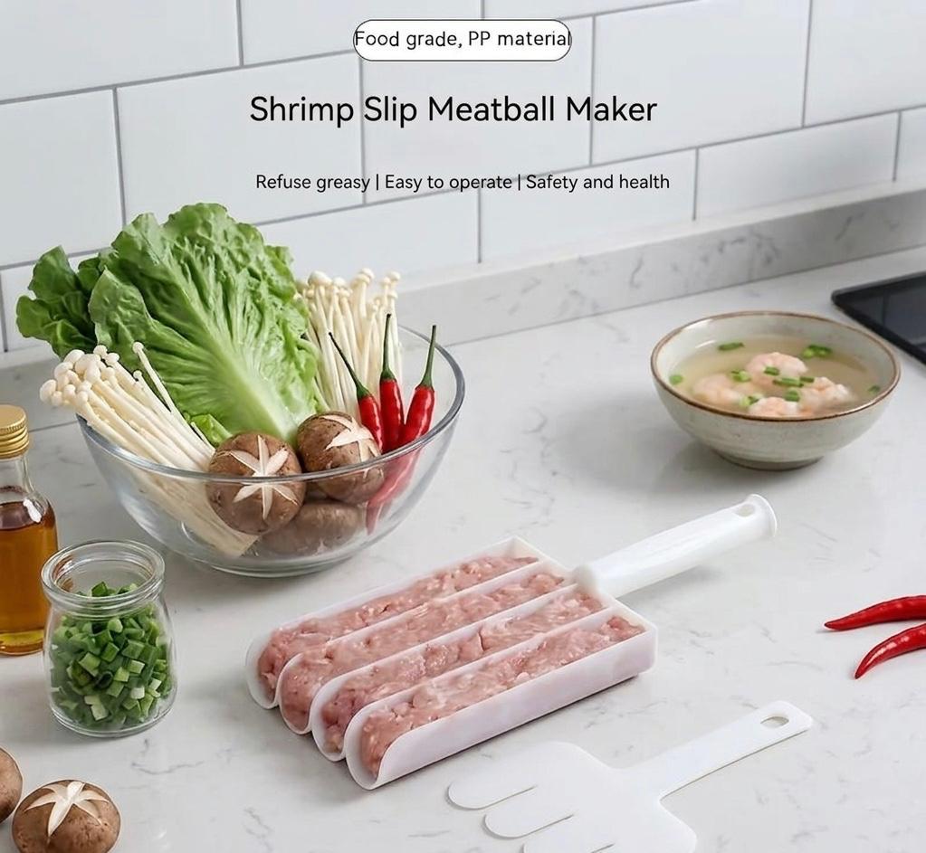Four-in-One Meatball Maker Non-Stick Fish Ball Meatball Making Tool Home Fryer Magic Meatball Maker Four-in-One Meatball Maker Non-Stick Fish Ball Meatball Making Tool Home Fryer Magic Meatball Maker