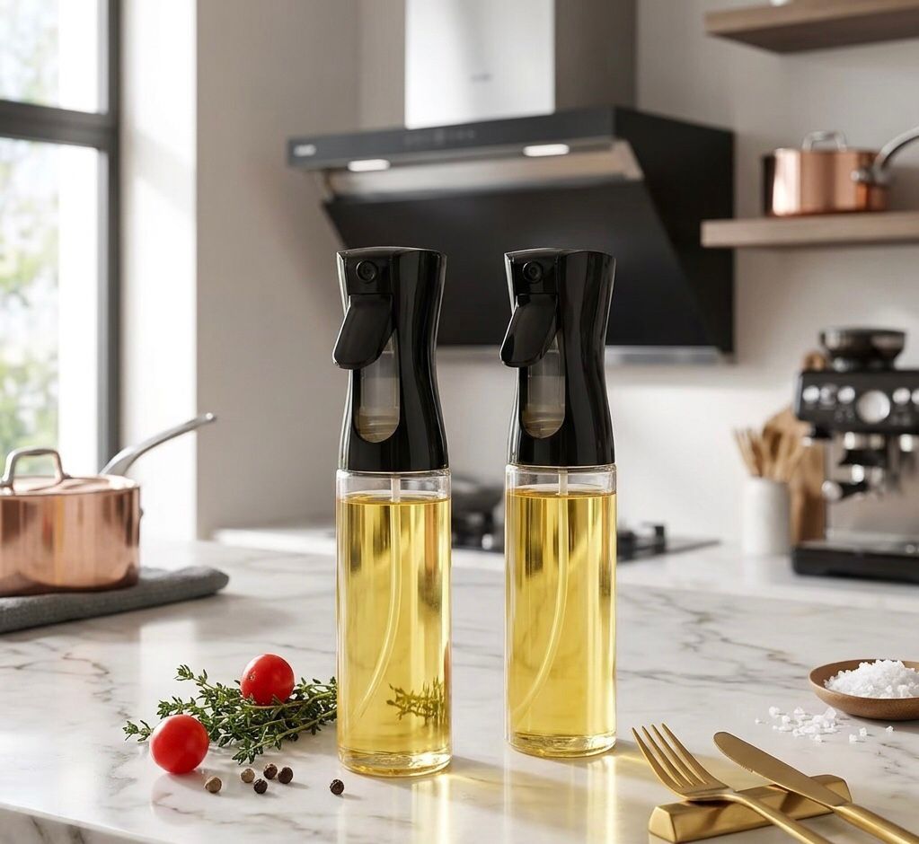 Oil Sprayer, Plastic Oil Spray Bottle, Barbecue Spray Bottle, Barbecue Picnic Tools, Kitchen Cooking Olive Oil Dispenser, Camping Barbecue Roasting Vinegar Sauce Oil Sprayer, Consumable Oil Jar