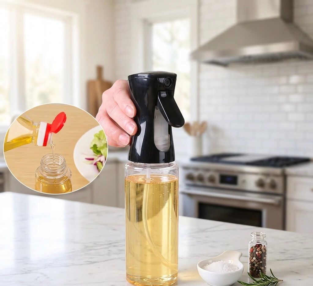 Oil Sprayer, Plastic Oil Spray Bottle, Barbecue Spray Bottle, Barbecue Picnic Tools, Kitchen Cooking Olive Oil Dispenser, Camping Barbecue Roasting Vinegar Sauce Oil Sprayer, Consumable Oil Jar
